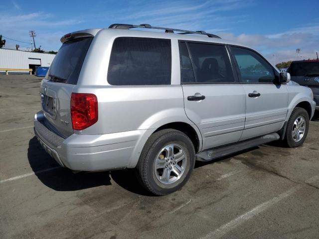 2HKYF18604H507702 - 2004 HONDA PILOT EXL GRAY photo 3