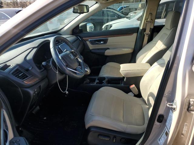 5J6RW1H80KL003756 - 2019 HONDA CR-V EXL GOLD photo 7