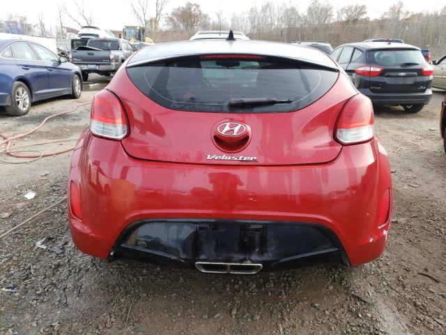 KMHTC6AD3DU173644 - 2013 HYUNDAI VELOSTER BURGUNDY photo 6