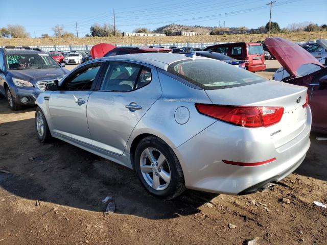 5XXGM4A70FG475791 - 2015 KIA OPTIMA LX SILVER photo 2