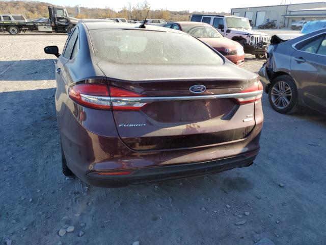 3FA6P0HD6HR139855 - 2017 FORD FUSION SE BURGUNDY photo 6