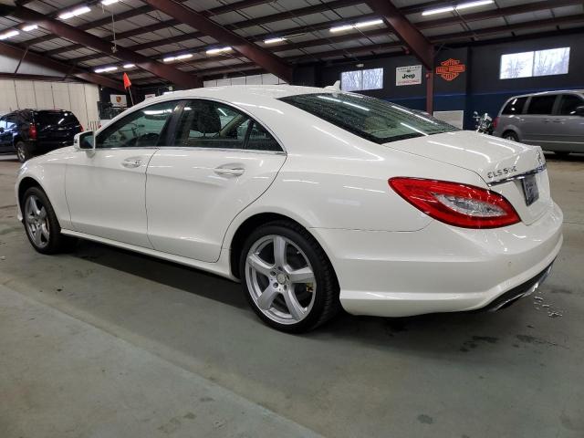 WDDLJ9BBXDA078563 - 2013 MERCEDES-BENZ CLS 550 4MATIC WHITE photo 2