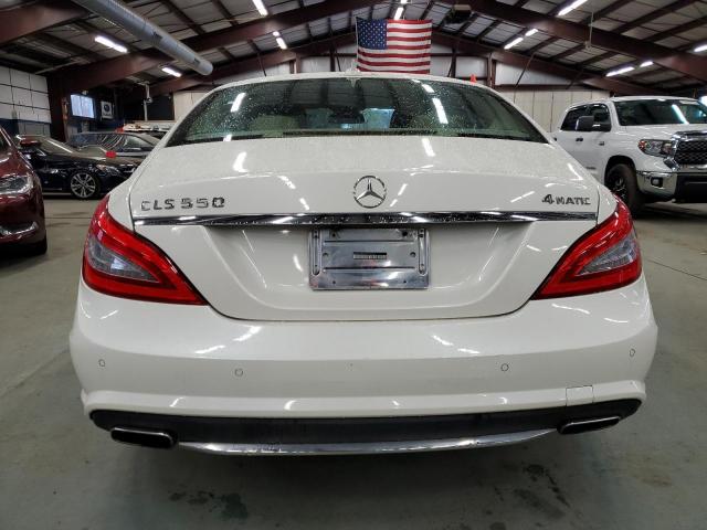 WDDLJ9BBXDA078563 - 2013 MERCEDES-BENZ CLS 550 4MATIC WHITE photo 6