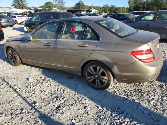 WDDGF5EB8AR089713 - 2010 MERCEDES-BENZ C 300 TAN photo 2