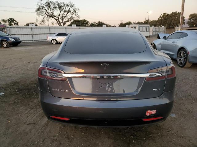 5YJSA1E27HF206144 - 2017 TESLA MODEL S GRAY photo 6