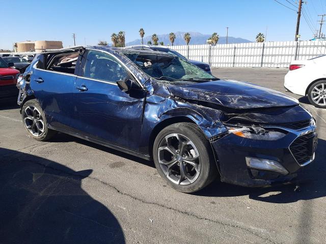 1G1ZD5ST3MF073892 - 2021 CHEVROLET MALIBU LT BLUE photo 4