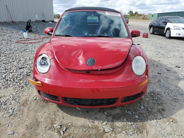 3VWRW3AL7AM008818 - 2010 VOLKSWAGEN NEW BEETLE RED photo 5