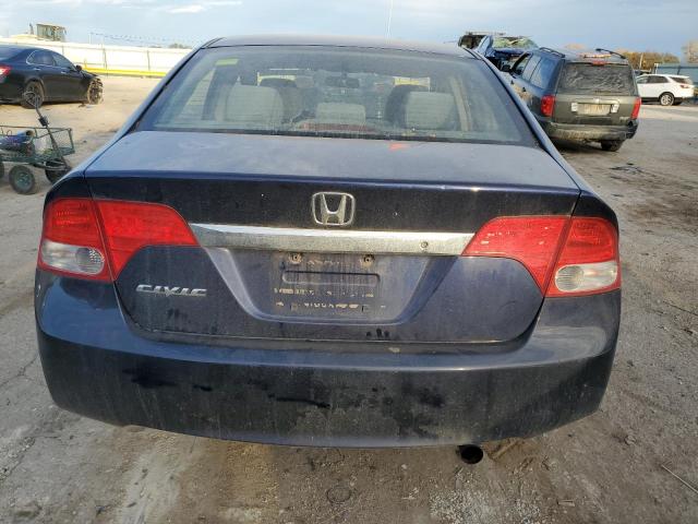 19XFA16579E000145 - 2009 HONDA CIVIC LX BLUE photo 6