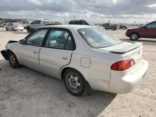 1NXBR12E91Z502928 - 2001 TOYOTA COROLLA CE SILVER photo 2