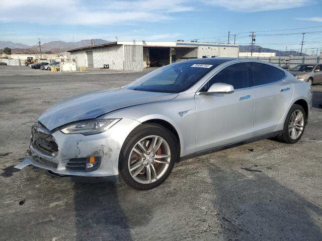5YJSA1H15EFP52732 - 2014 TESLA MODEL S Gümüş foto 1
