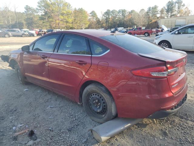 3FA6P0G71KR249828 - 2019 FORD FUSION S BURGUNDY photo 2