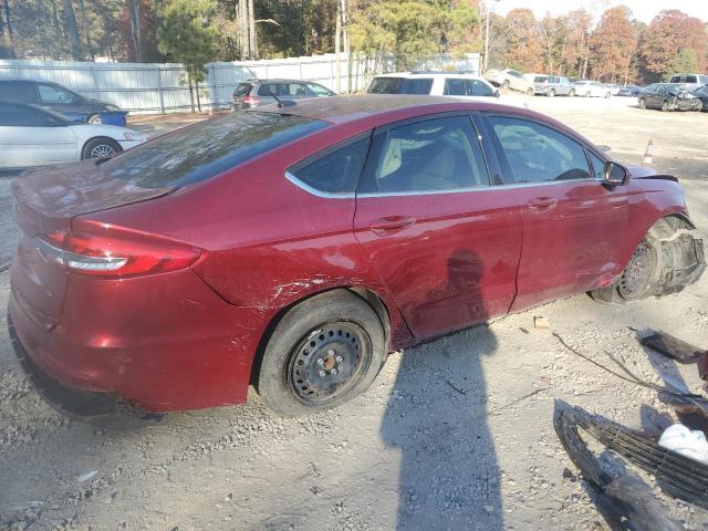 3FA6P0G71KR249828 - 2019 FORD FUSION S BURGUNDY photo 3