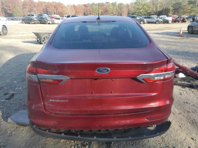 3FA6P0G71KR249828 - 2019 FORD FUSION S BURGUNDY photo 6