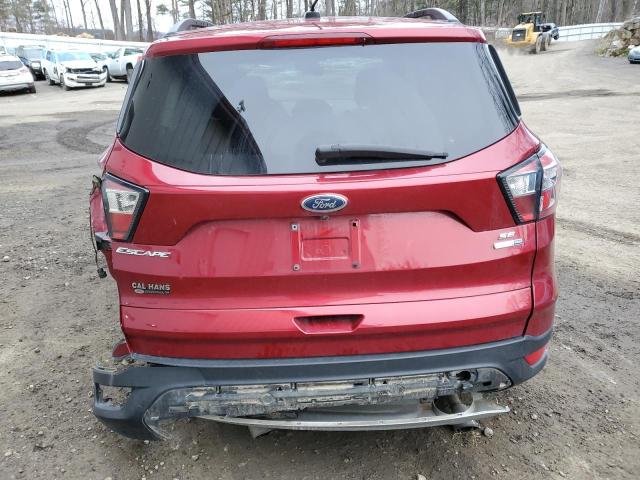 1FMCU9GD3JUC56783 - 2018 FORD ESCAPE SE BURGUNDY photo 6