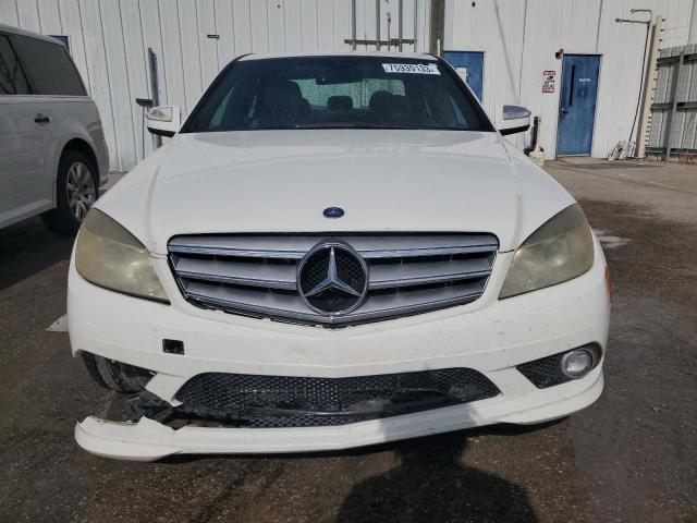 WDDGF54X98F050752 - 2008 MERCEDES-BENZ C 300 WHITE photo 5