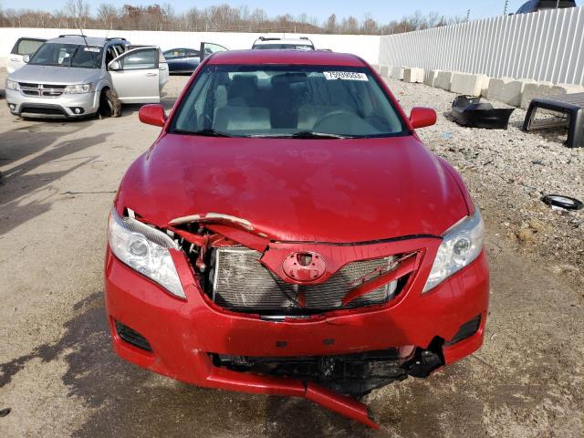 4T4BF3EK2BR201589 - 2011 TOYOTA CAMRY BASE RED photo 5