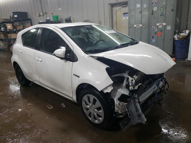 JTDKDTB3XE1072590 - 2014 TOYOTA PRIUS C WHITE photo 4