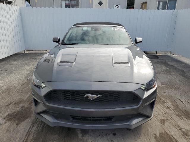 1FATP8UH7N5100250 - 2022 FORD MUSTANG GRAY photo 5