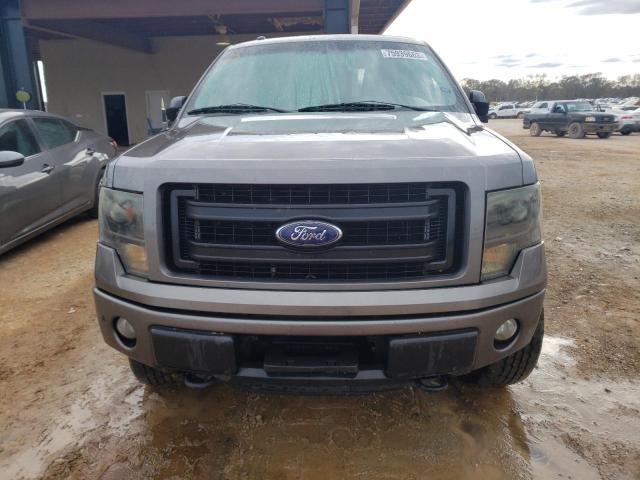 1FTFW1EFXDFB41558 - 2013 FORD F150 SUPERCREW GRAY photo 5