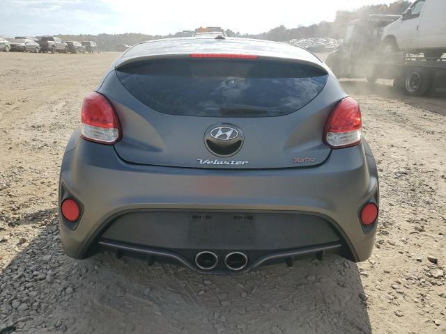 KMHTC6AE6DU134393 - 2013 HYUNDAI VELOSTER TURBO GRAY photo 6