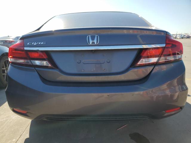 2HGFB2F9XFH537373 - 2015 HONDA CIVIC EXL ნაცრისფერი ფოტო 6