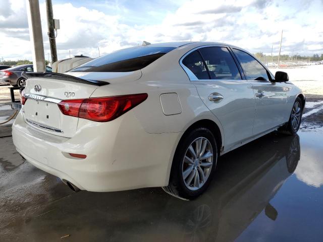 JN1BV7AR5EM688953 - 2014 INFINITI Q50 BASE WHITE photo 3