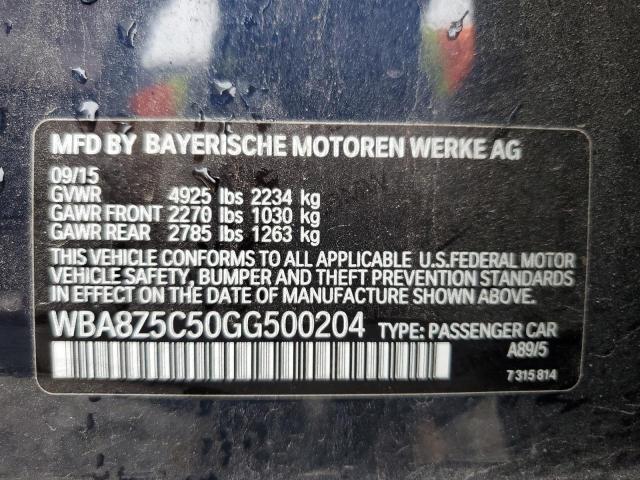 WBA8Z5C50GG500204 - 2016 BMW 328 XIGT SULEV BLUE photo 12