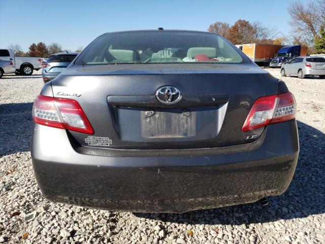 4T4BF3EK6BR156981 - 2011 TOYOTA CAMRY BASE GRAY photo 6