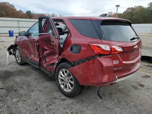 3GNAXJEV7JS646910 - 2018 CHEVROLET EQUINOX LT RED photo 2