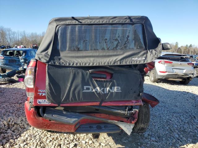 5TFUU4EN3FX139864 - 2015 TOYOTA TACOMA ACCESS CAB Қызыл фото 6