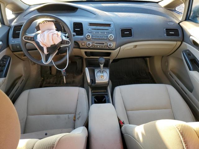 JHMFA36219S014474 - 2009 HONDA CIVIC HYBRID BLUE photo 8