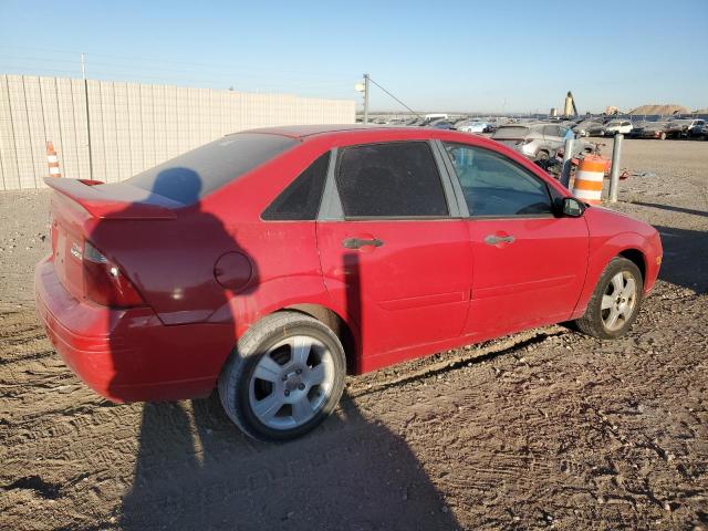 1FAHP34N86W201792 - 2006 FORD FOCUS ZX4 RED photo 3