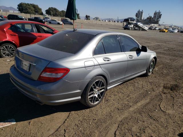 WDDGF54X48F018534 - 2008 MERCEDES-BENZ C 300 GRAY photo 3