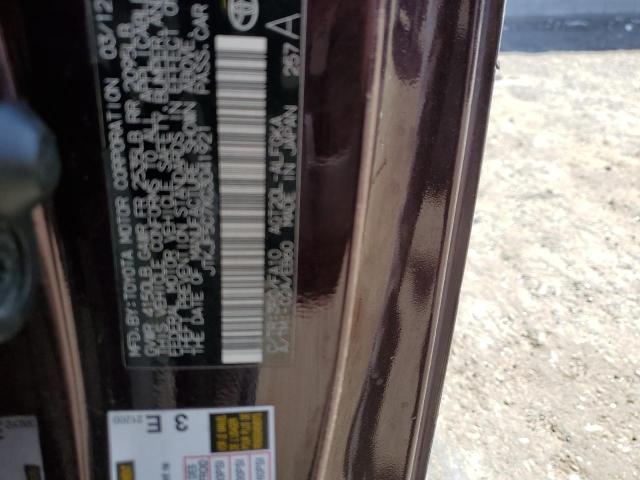 JTKJF5C7XC3041921 - 2012 TOYOTA SCION TC 勃艮第红 照片 13