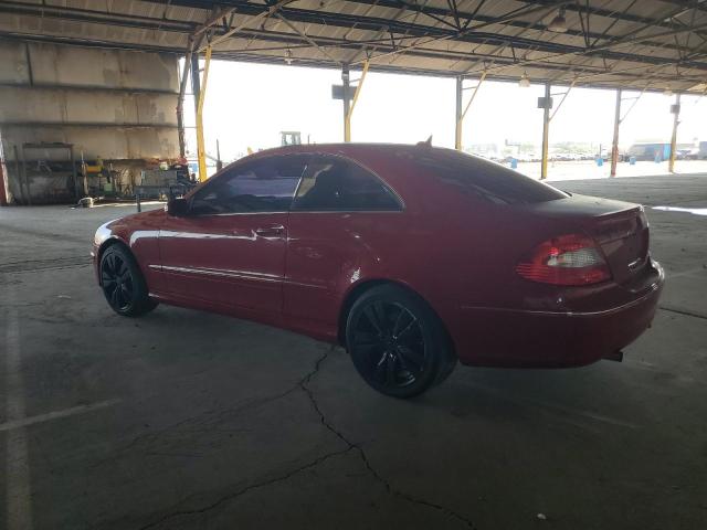 WDBTJ56H88F238402 - 2008 MERCEDES-BENZ CLK 350 RED photo 2