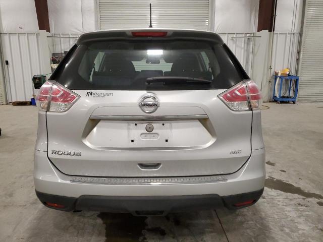 KNMAT2MV0FP545953 - 2015 NISSAN ROGUE S SILVER photo 6