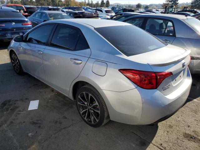 5YFBURHE2KP900425 - 2019 TOYOTA COROLLA L SILVER photo 2