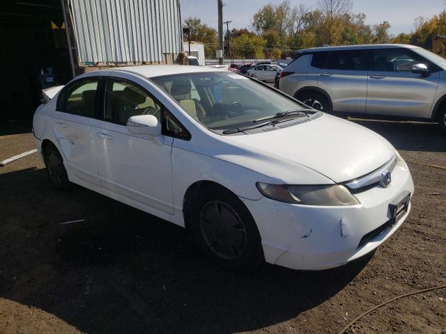 JHMFA36246S009863 - 2006 HONDA CIVIC HYBRID WHITE photo 4