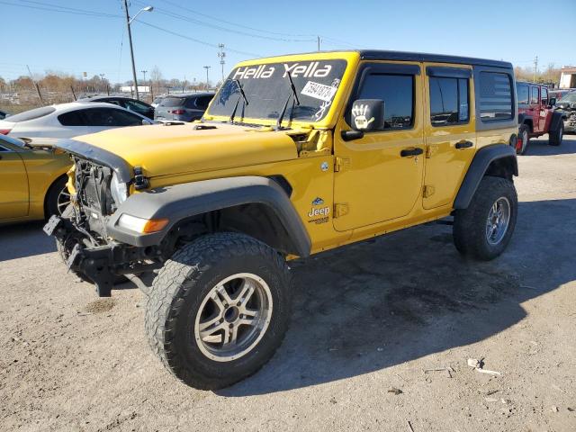 1C4HJXDN8KW589443 - 2019 JEEP WRANGLER U SPORT YELLOW photo 1