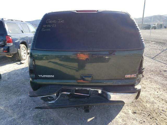 1GKEC13Z53R268527 - 2003 GMC YUKON GREEN photo 6