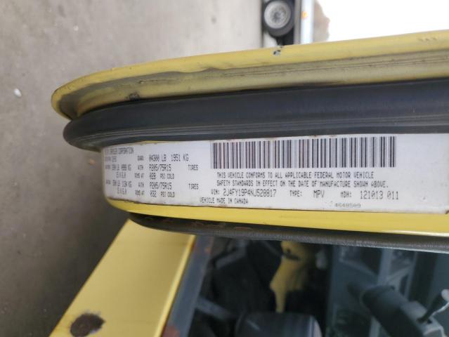 2J4FY19P4NJ528817 - 1992 JEEP WRANGLER / S YELLOW photo 13