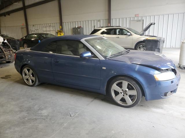 WAUDT48H96K011485 - 2006 AUDI A4 QUATTRO BLUE photo 4