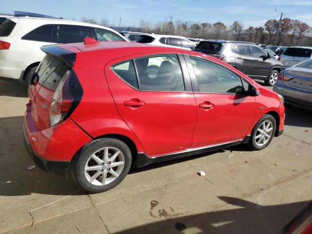 JTDKDTB32H1596059 - 2017 TOYOTA PRIUS C RED photo 3