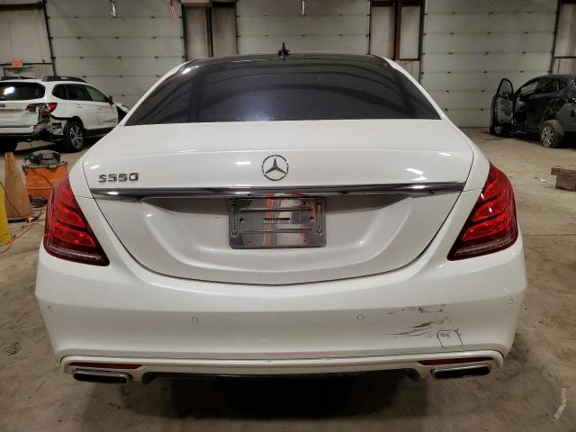 WDDUG8CB8EA048247 - 2014 MERCEDES-BENZ S 550 WHITE photo 6