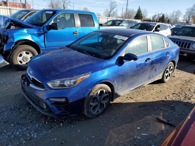 3KPF24ADXME369412 - 2021 KIA FORTE FE BLUE photo 1