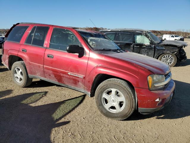 1GNDT13SX32403818 - 2003 CHEVROLET TRAILBLAZE RED photo 4