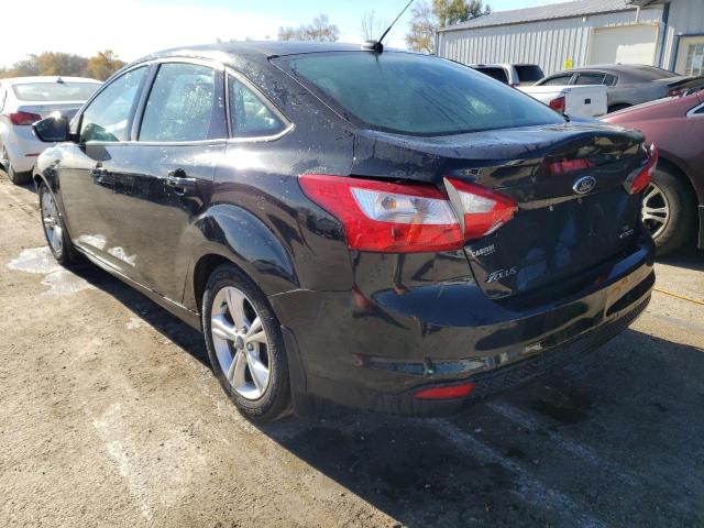 1FADP3F27EL234476 - 2014 FORD FOCUS SE BLACK photo 2