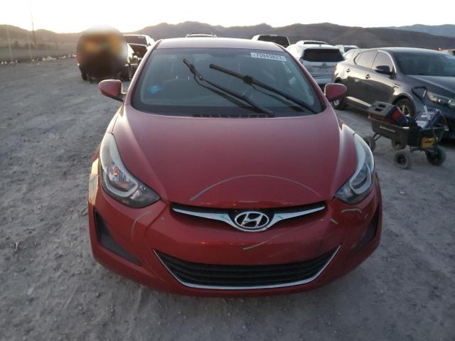 KMHDH4AE5FU449876 - 2015 HYUNDAI ELANTRA SE BURGUNDY photo 5