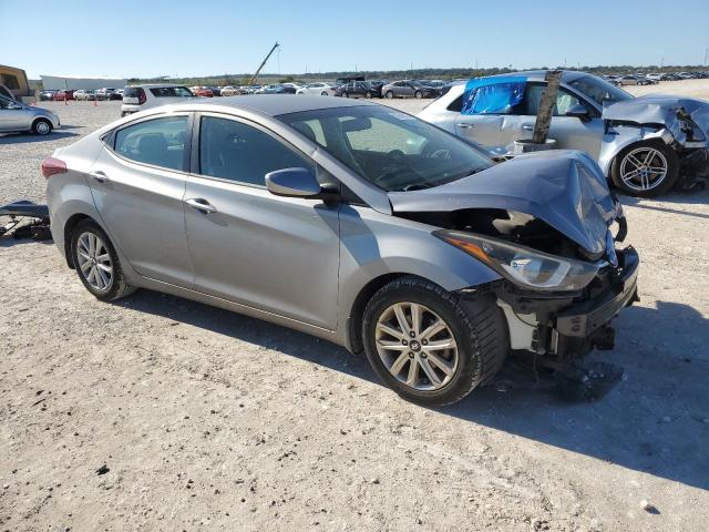 KMHDH4AE7EU128338 - 2014 HYUNDAI ELANTRA SE SILVER photo 4