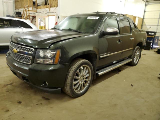 3GNTKGE79DG268172 - 2013 CHEVROLET AVALANCHE LTZ GREEN photo 1